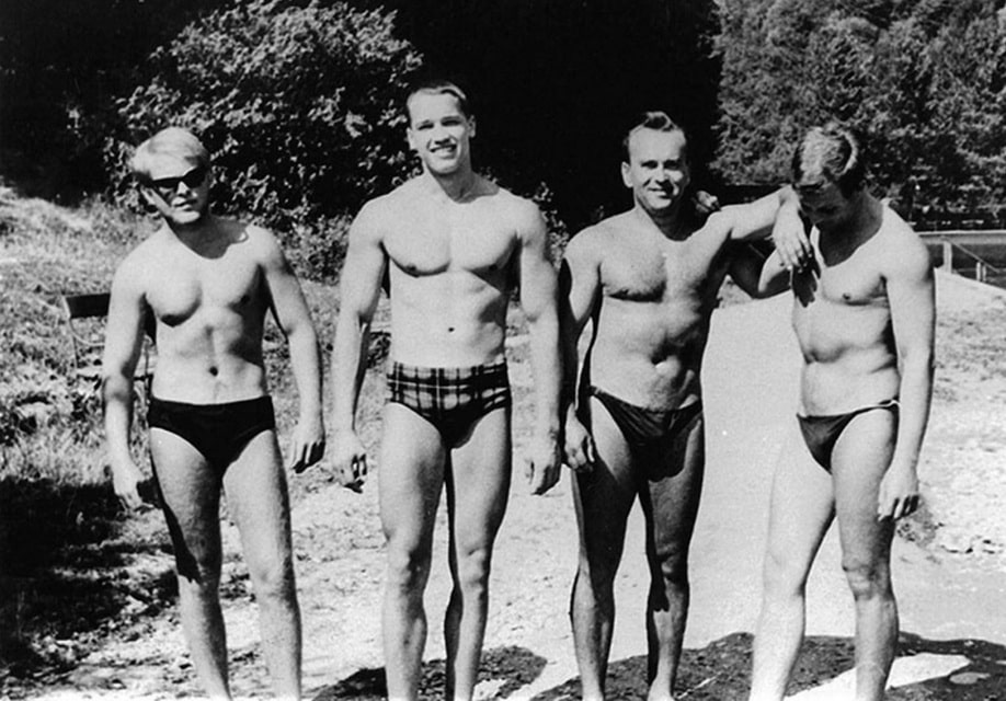 Arnold and his friends at Thalersee