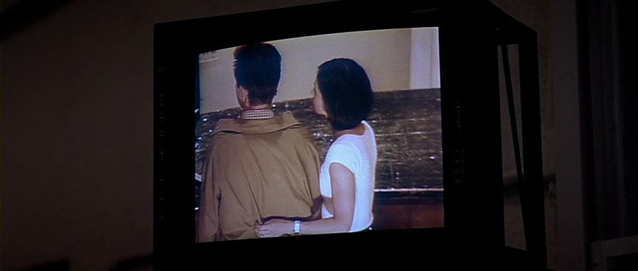 Assault on Dewey Riley and Gale Weathers Scream 2 murderer