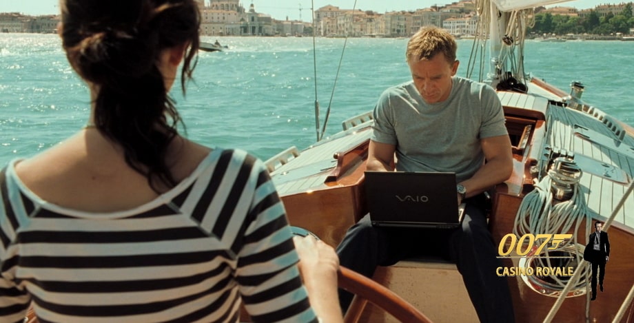James Bond, Vesper and Venice Grand canal Casino Royale