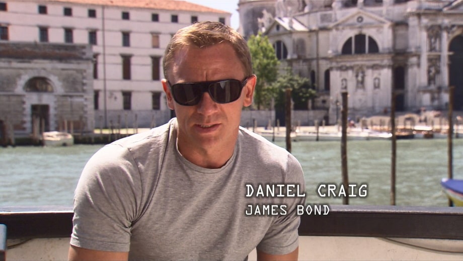 Daniel Craig in Venice during the filming of Casino Royale 2006