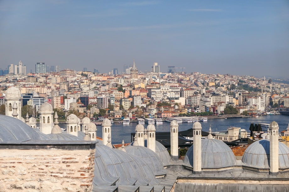 The panorama of Istanbul