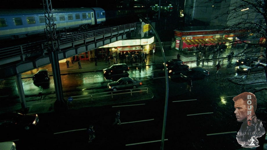 Jason Bourne Berlin chase: Friedrichstrasse