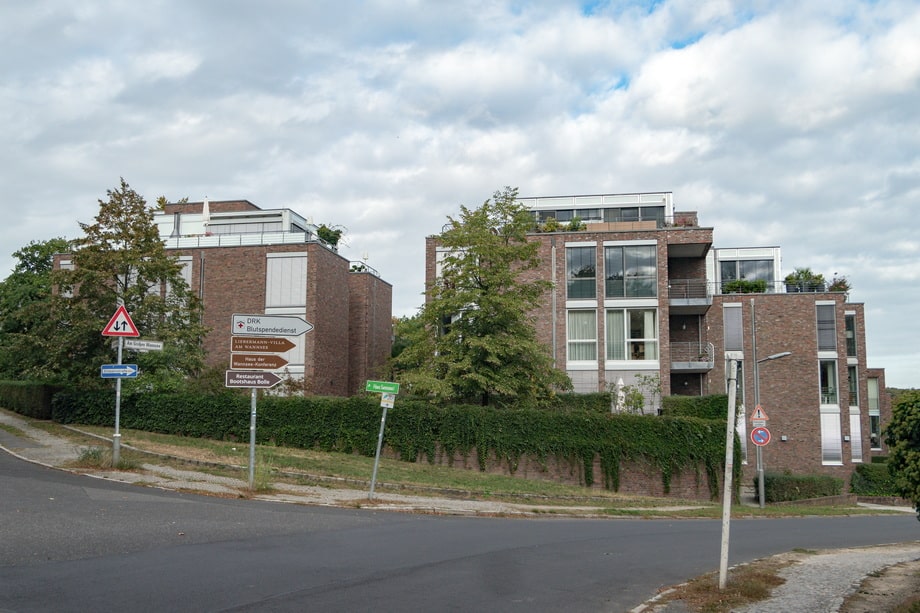 Kaiserstraße street in Potsdam near Berlin Bourne Supremacy