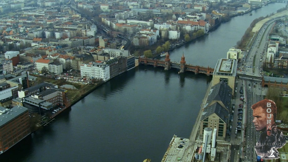 OBERBAUMBRÜCKE bridge: Bourne Supremacy Berlin