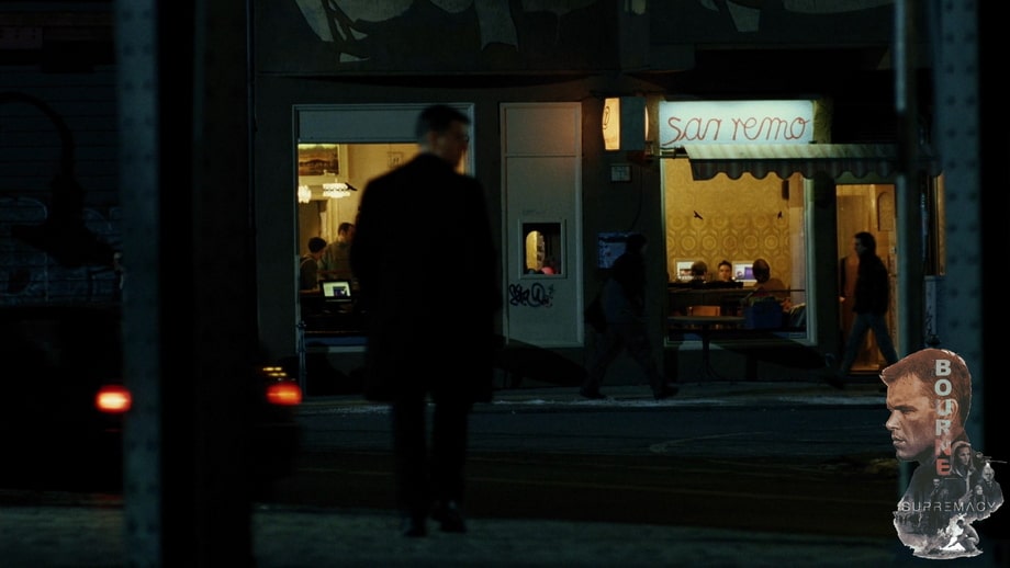 SAN REMO CAFE Jason Bourne Berlin