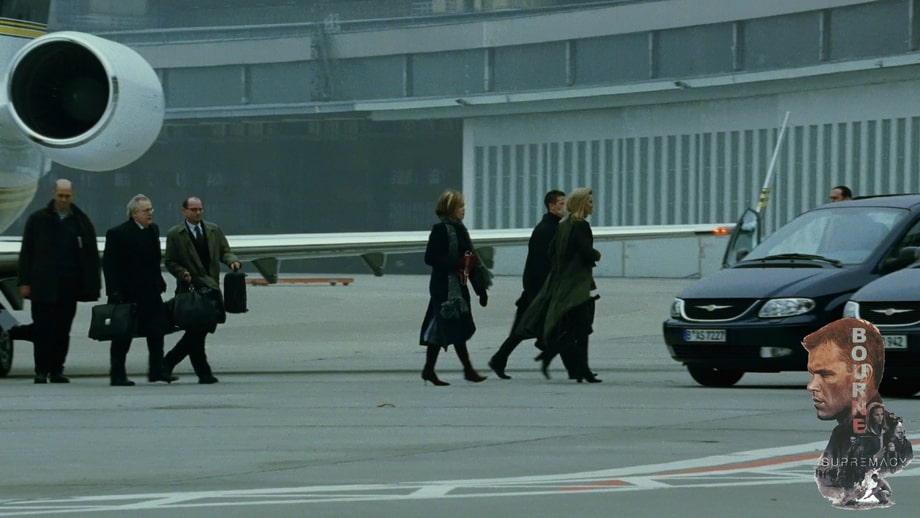Pamela Landy, Nicky Parsons, and Ward Abbot Bourne Supremacy locations
