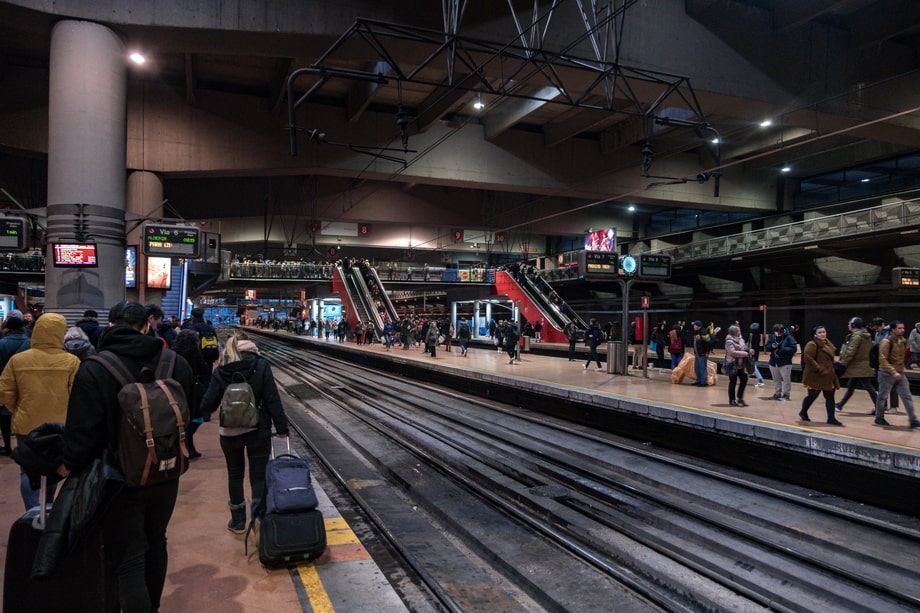 Atocha train station as a filming location