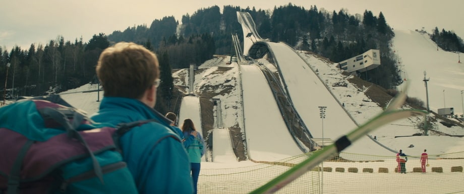 Ski jumping in cinema