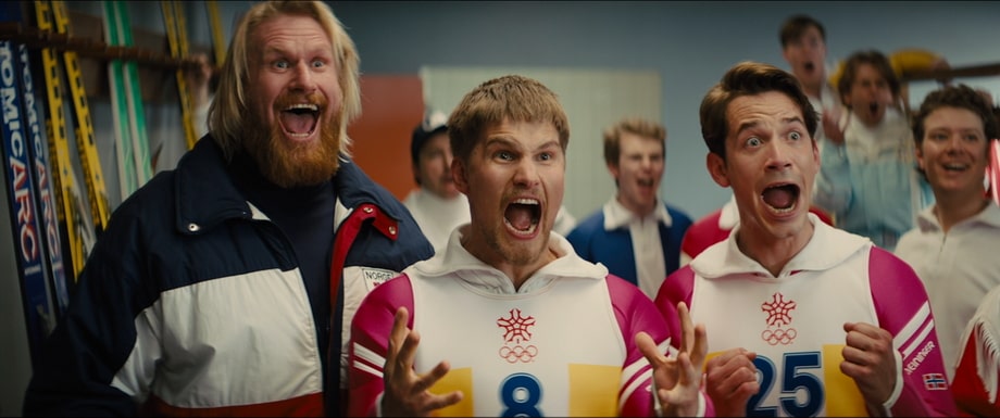 The Norwegian ski jumping teams Eddie the Eagle