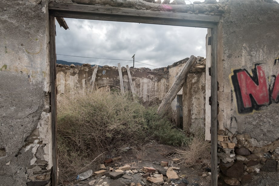 The ruins of the Agua Caliente tavern