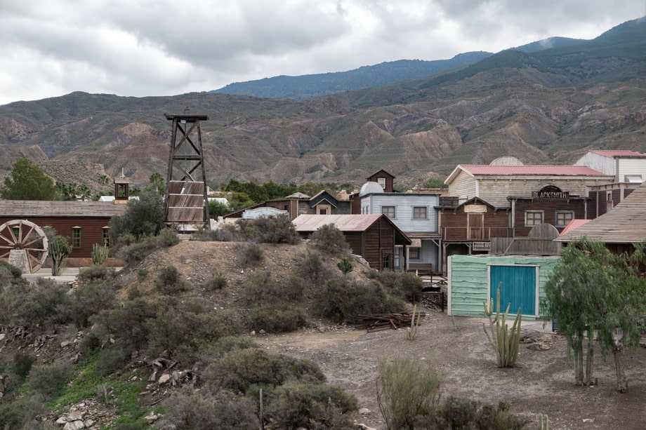 Western Town Mini Hollywood Dollars trilogy locations