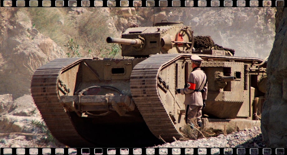 The desert sequence in The Last Crusade