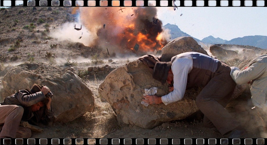 Desert scenes for The last crusade