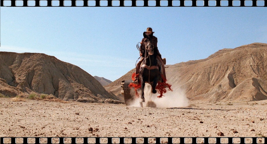 The desert tank chase Indiana Jones