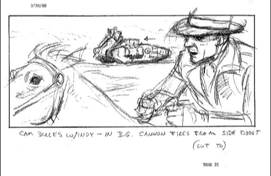 Tanks chase scene The last Crusade