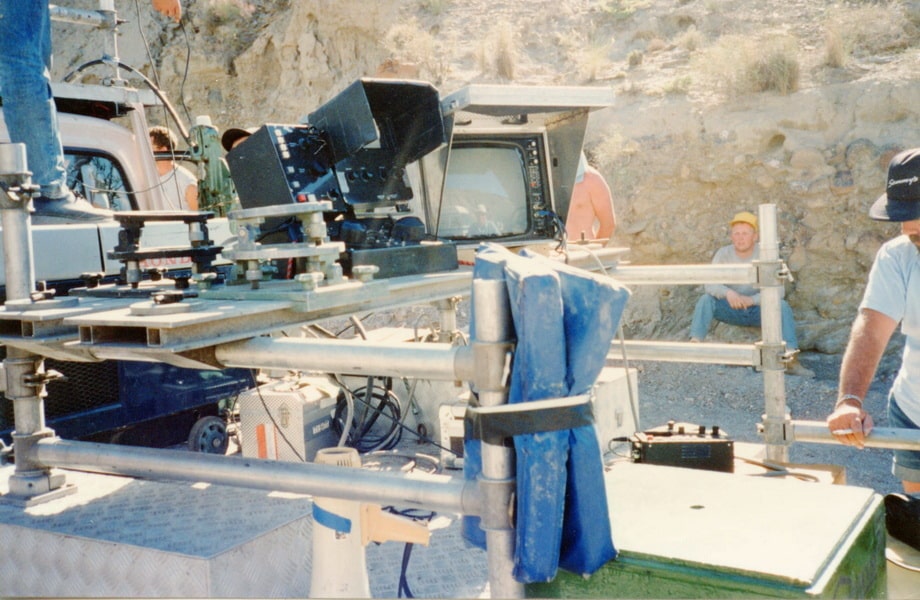 Behind the scene of The Last Crusade in Spain