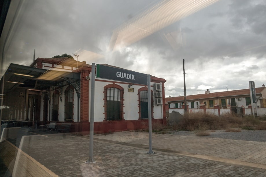 The train station of Guadix today