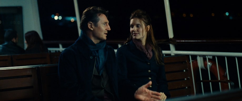 Bryan and Kim uses a ferry