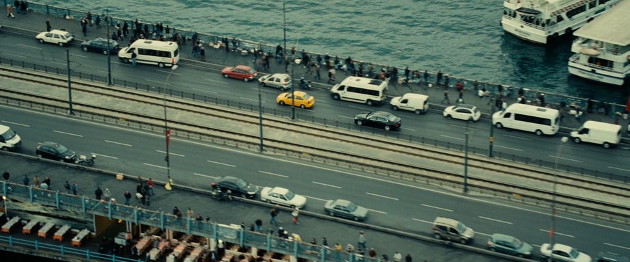 Galata bridge Taken 2 filming location