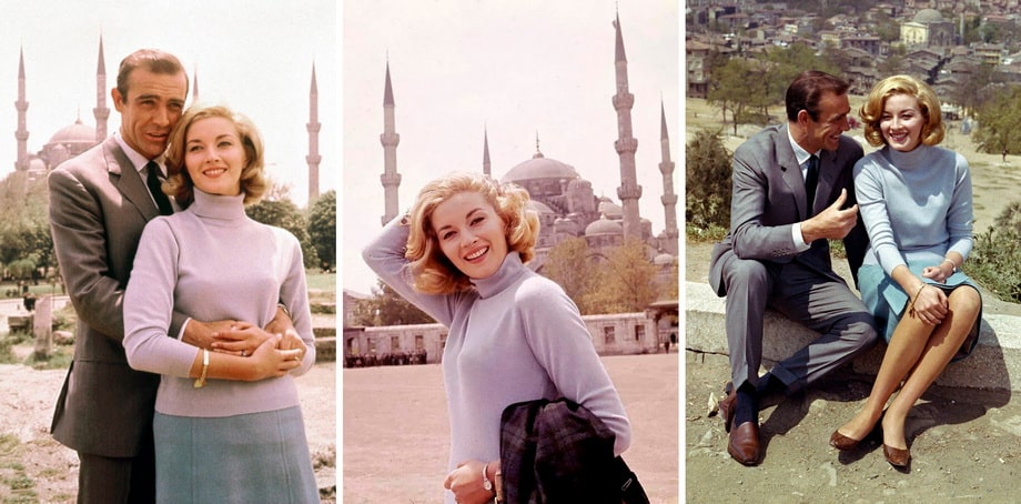 Sean Connery and Daniela Bianchi James Bond Istanbul locations