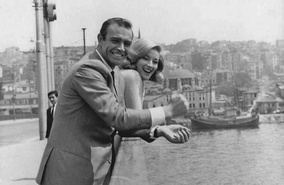 Sean Connery and Daniela Bianchi in Istanbul