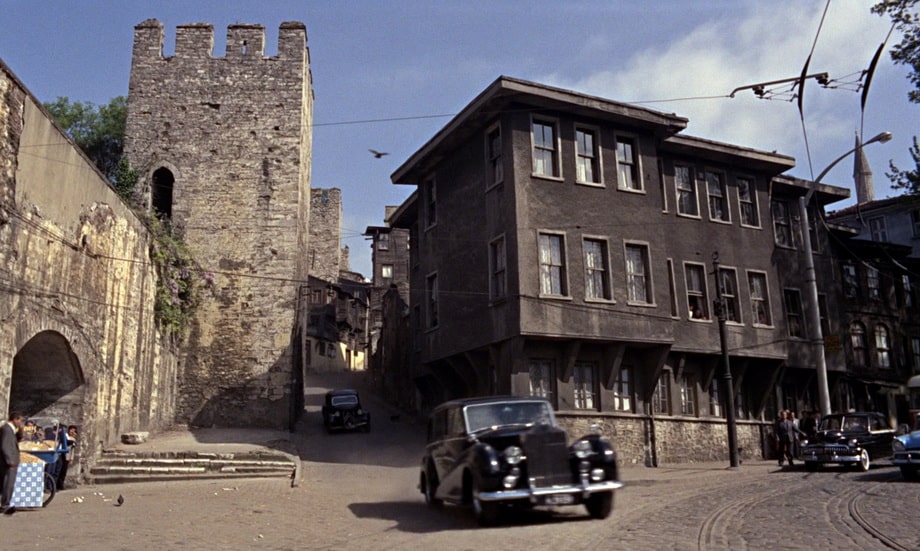James Bond 1963 filming in istanbul
