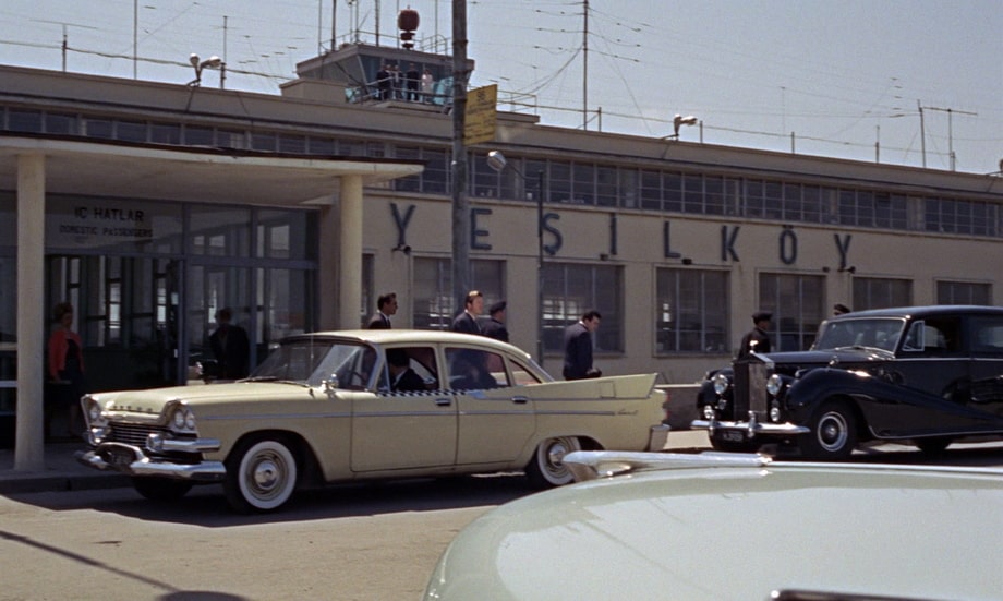 Yesilköy airport James Bond 1963
