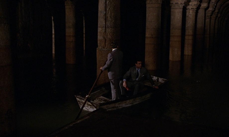 Basilica Cistern James Bond filming location in Istanbul