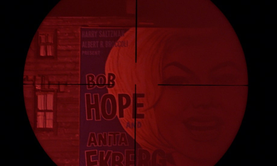 ‘Call Me Bwana’ banner James Bond Istanbul