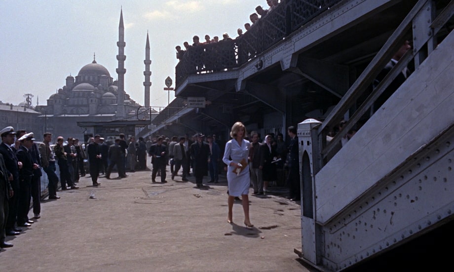 Tatiana Romanova at the Galata Brdige: James Bond 1963