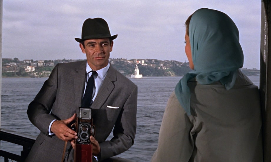 Sean Connery near the maiden's Tower