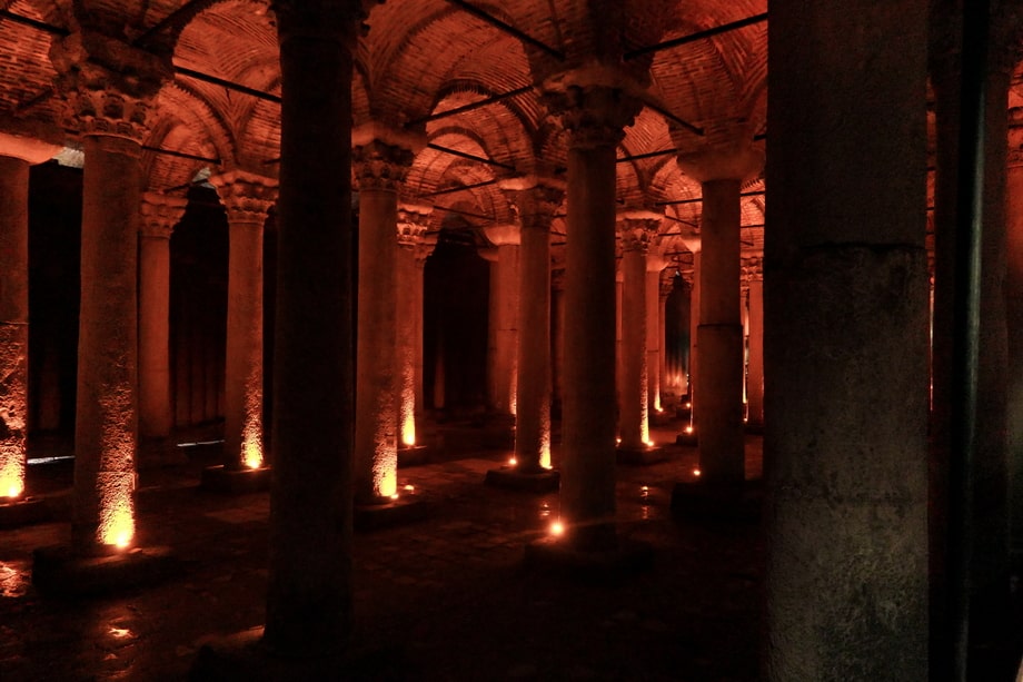 Basilica Cistern or Yerebatan Sarnici Istanbul
