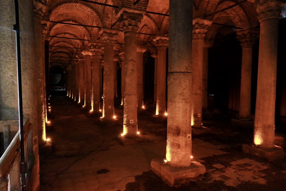 Basilica Cistern nowadays James Bond locations