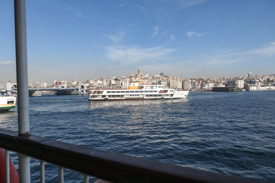 A ferry ride across Bosphorus