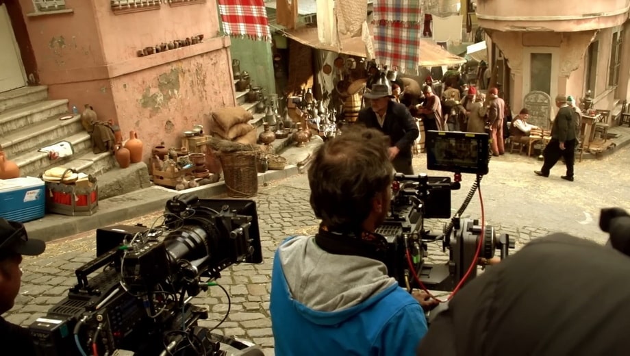 The Water Diviner filming process