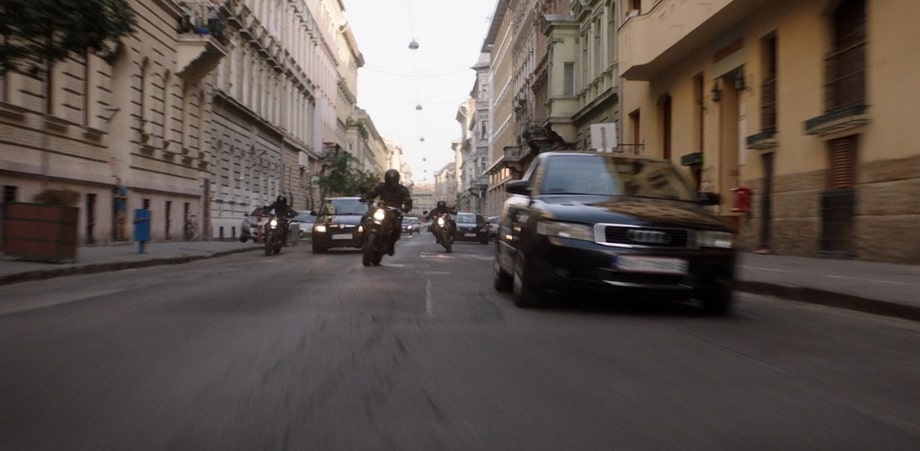 The Spy who dumped me car chase scene