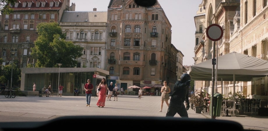 the intersection of Nemet Street and Rakoczi Square