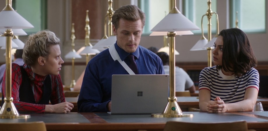 The Spy who dumped me library scene
