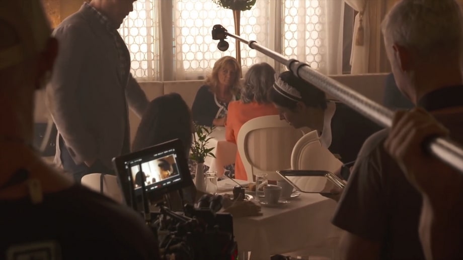 The Spy who dumped me 2018 restaurant scene