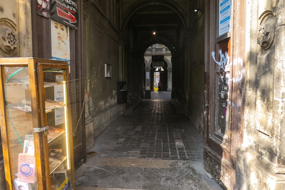 Across the streets of Budapest