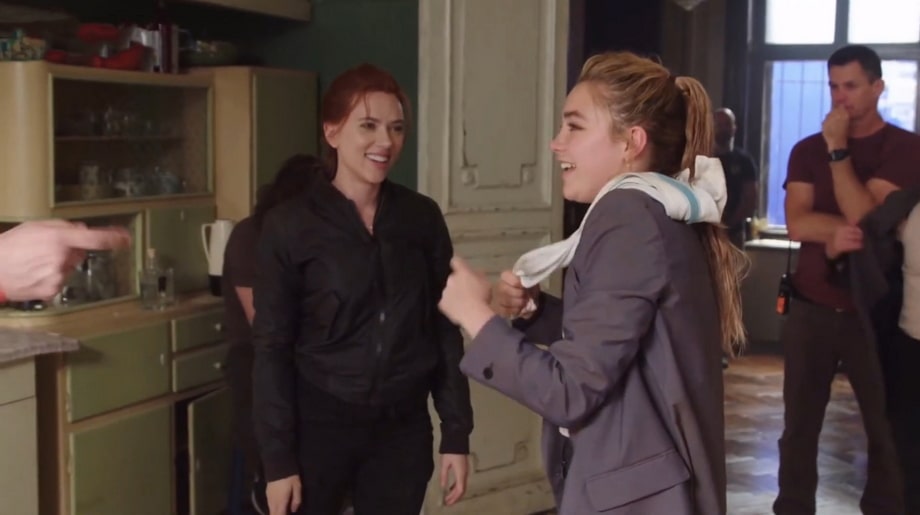 Black Widow movie sets in Budapest