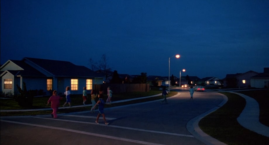 Edward Scissorhands and the local town
