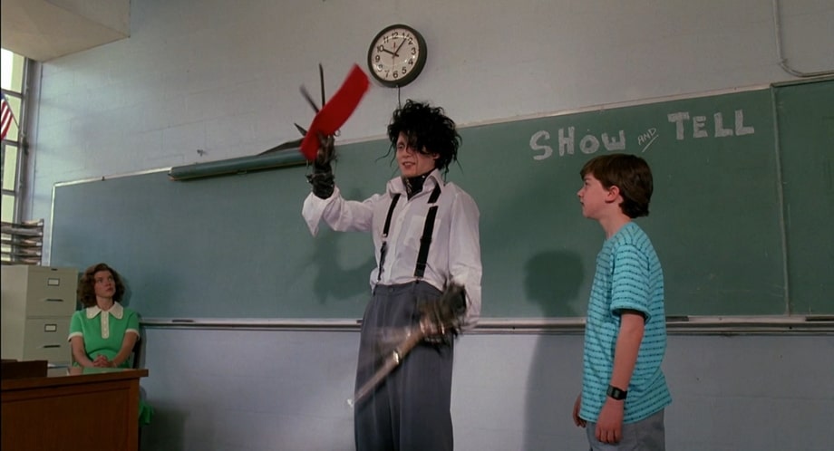 Edward Scissorhands, an iconic movie character