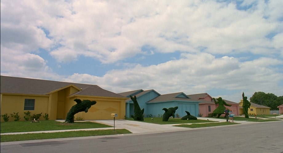 A visual style in Tim Burton's Edward Scissorhands