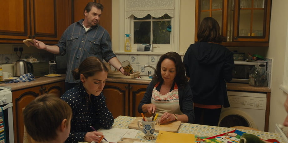Lou Clark and her family