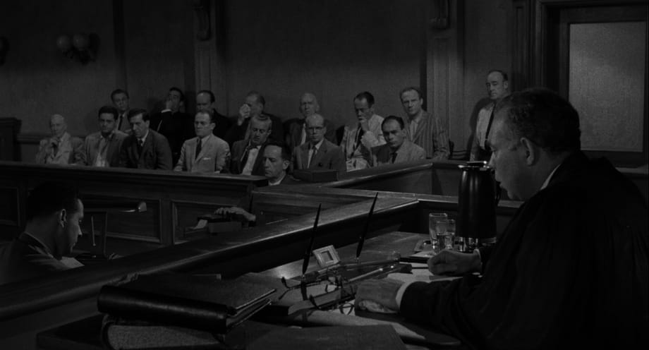 The use of long shots in 12 Angry Men cinematography